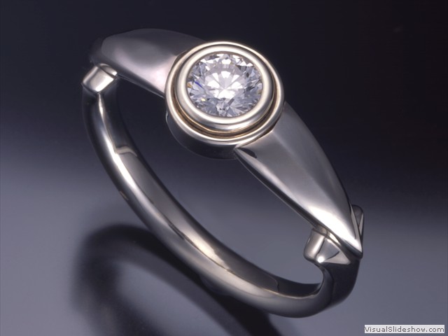 Forged and Carved - White Gold - Diamond